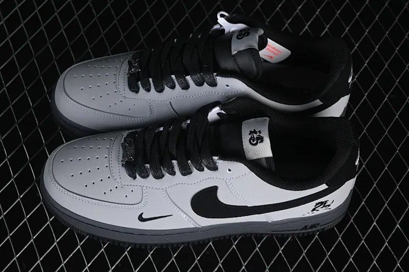 All categories Nk Air Force 1 Air Force series Nk Air Force 1 Low Air Force low top Nike Air Force 1'07 Low Year of the Horse limited edition Gray gray shadow Air Force 1 low top casual sneakers IH1401-100